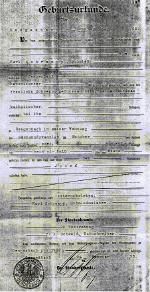 Joseph Schrempp Birth Certificate